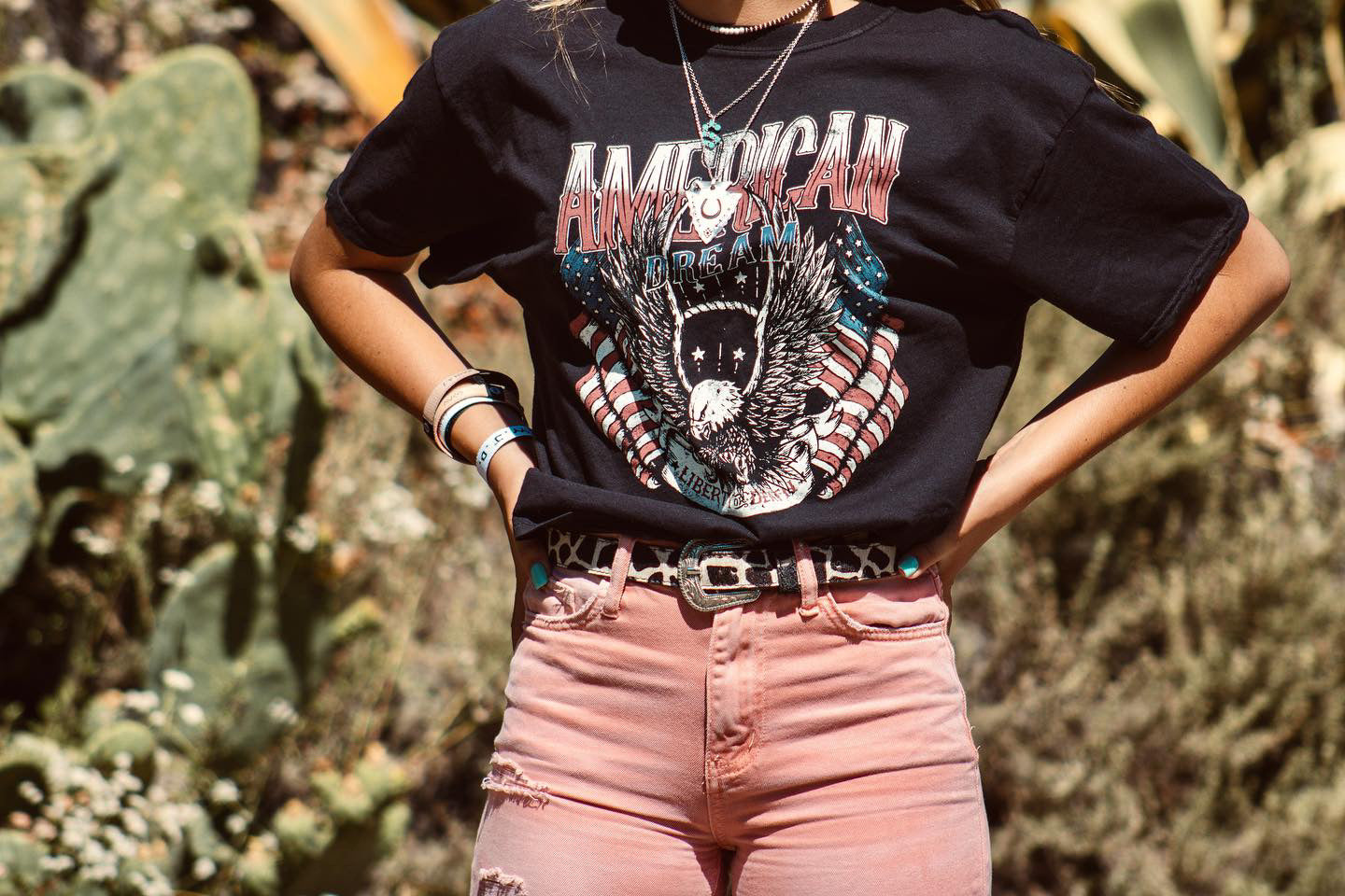 Vintage Hair On Belt