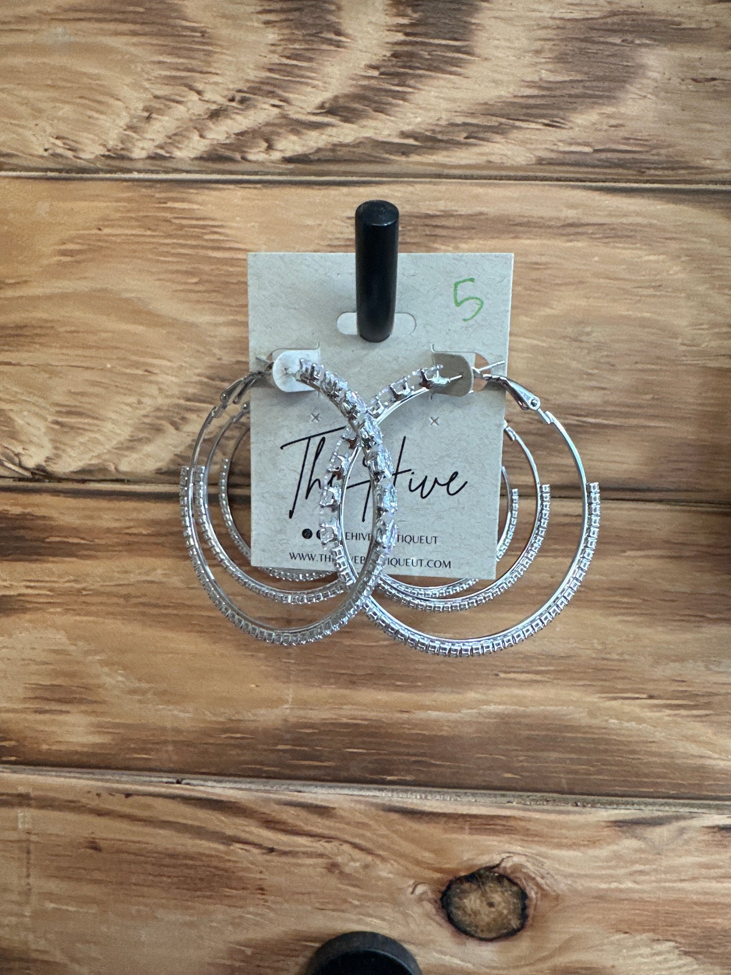 Silver Hoops