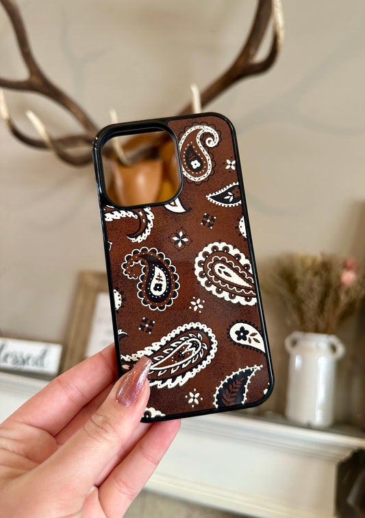 Rusty Paisley Phone Case