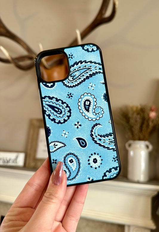 Blue Bandana Phone Case