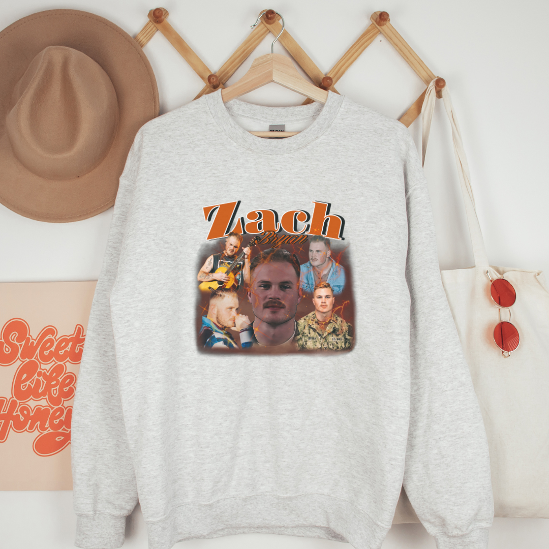 Zach Vintage Collage Crewneck Sweatshirt