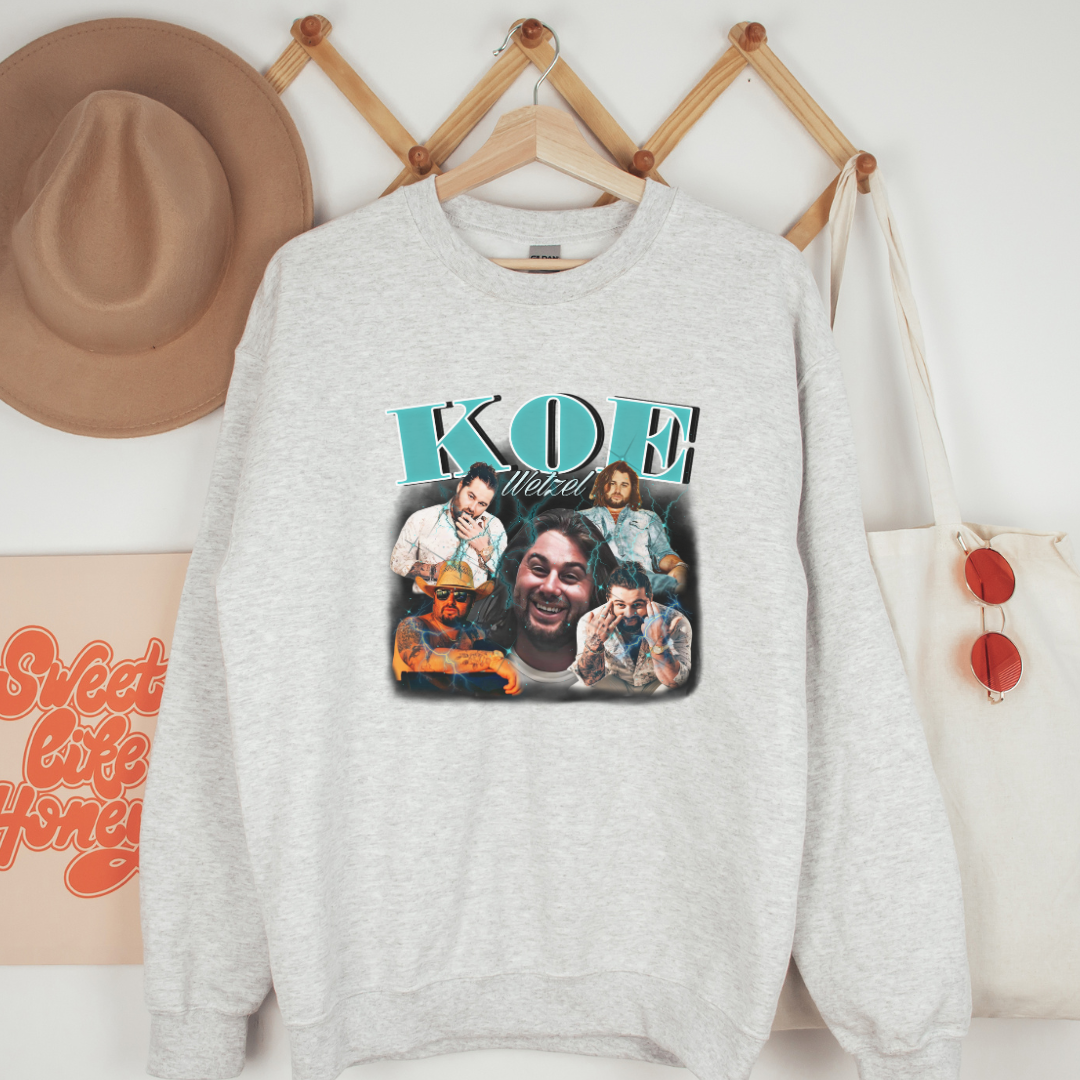 Koe Vintage Collage Crewneck Sweatshirt