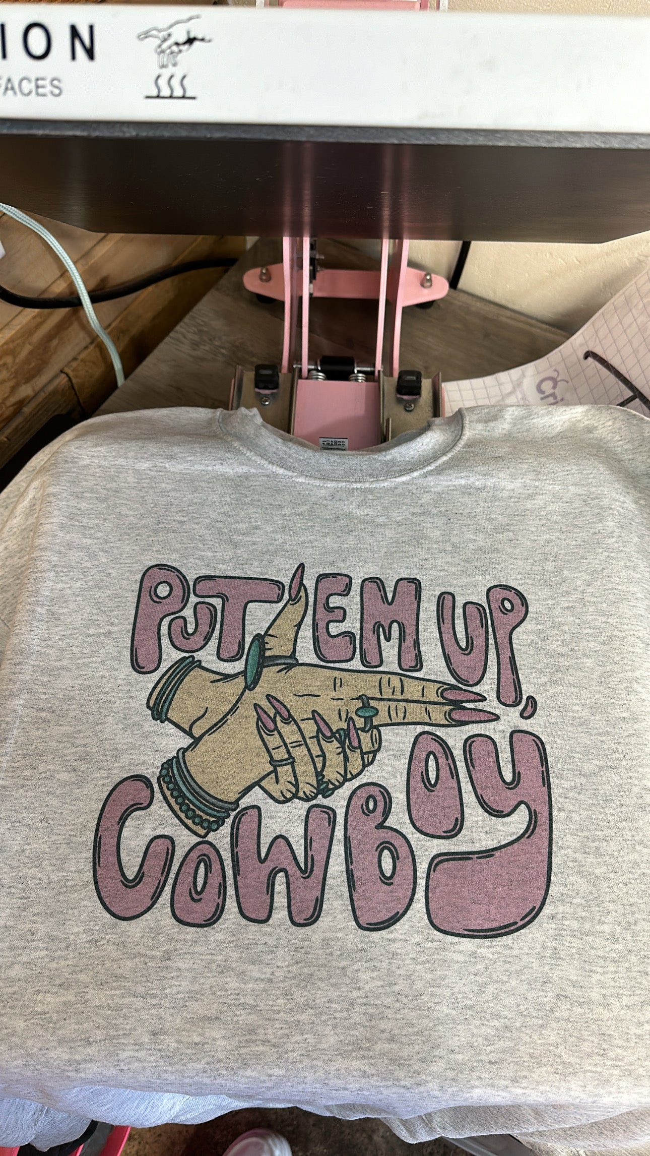 Put ‘Em Up Cowboy Crewneck Sweatshirt