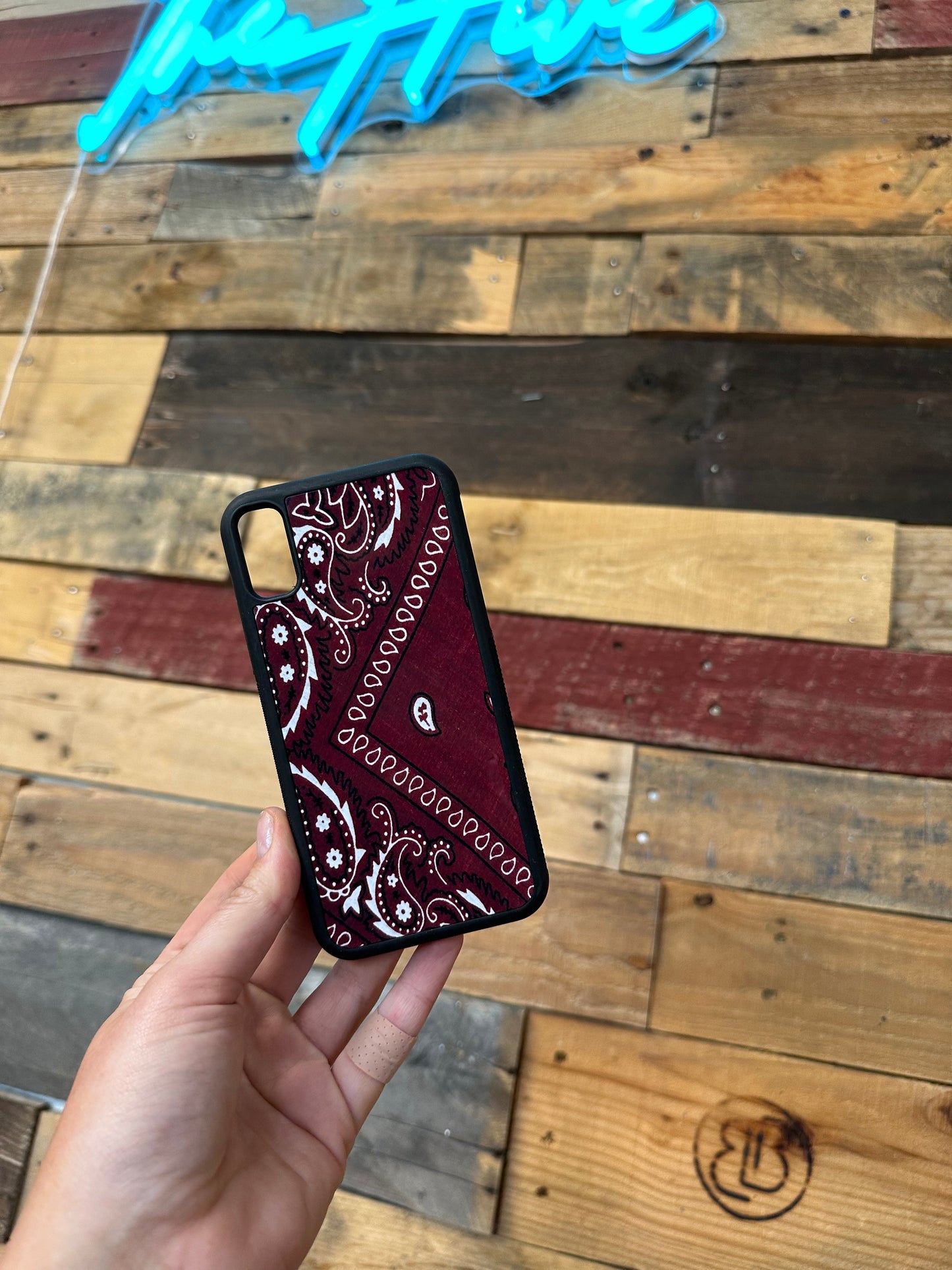 Red Bandana Phone Case