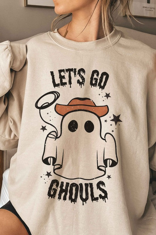 LETS GO GHOULS Graphic Crewneck