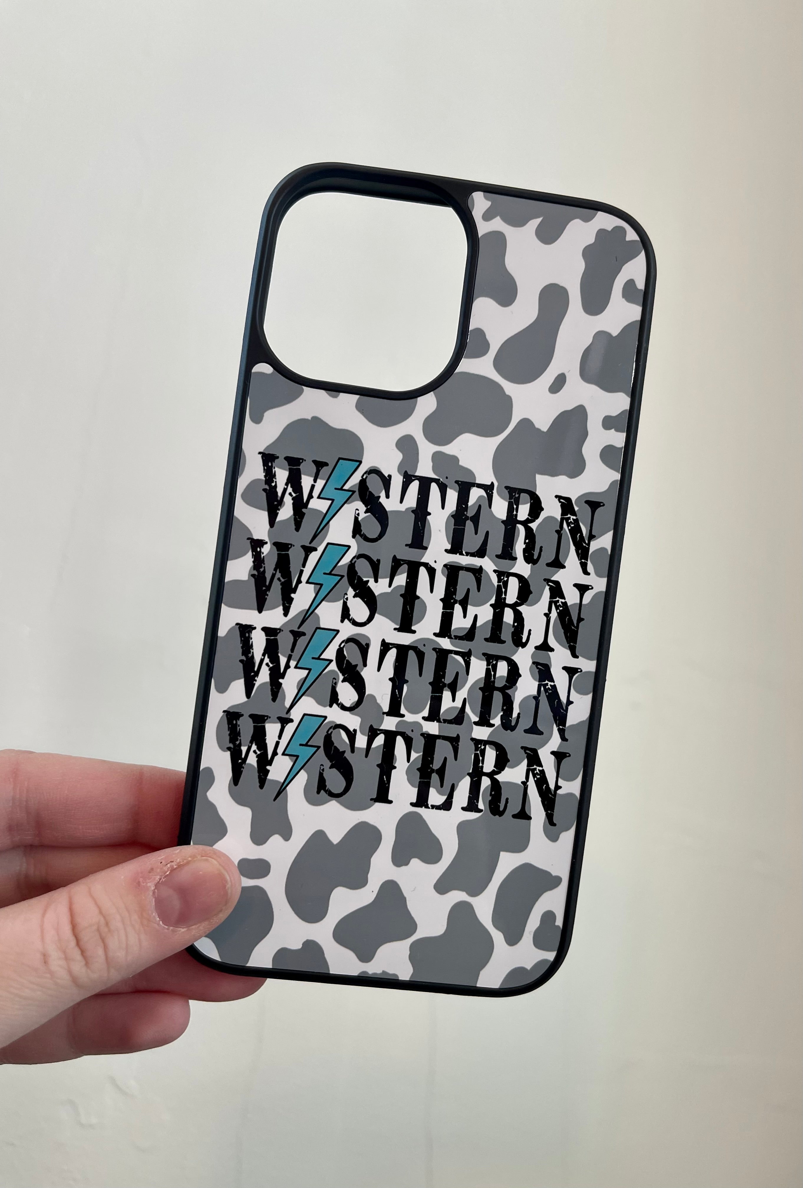 Western Turquoise Lightning Phone Case