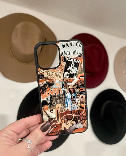 Cowboy Collage Phone Case