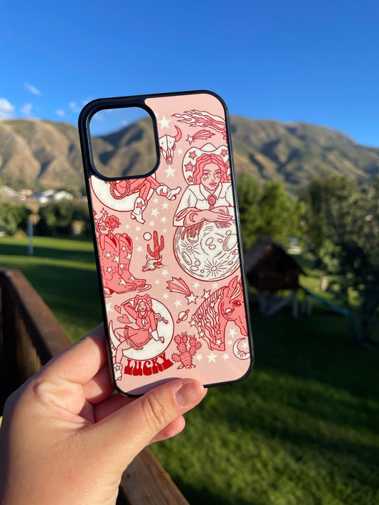 The Cosmic Cowgirl Phone Case