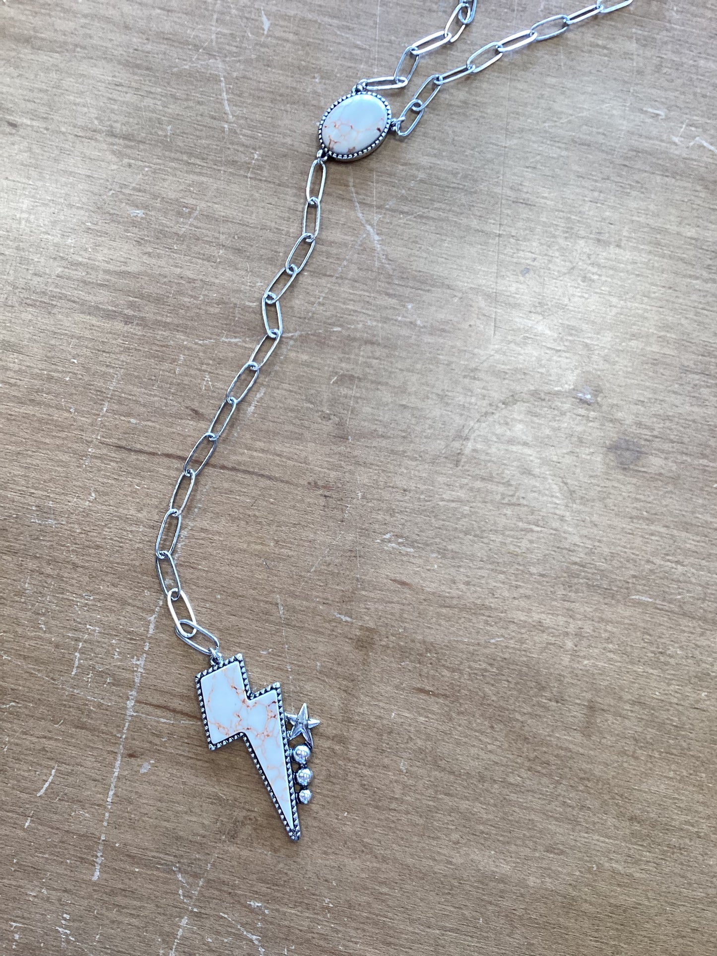 And the Lightning Strikes Necklace
