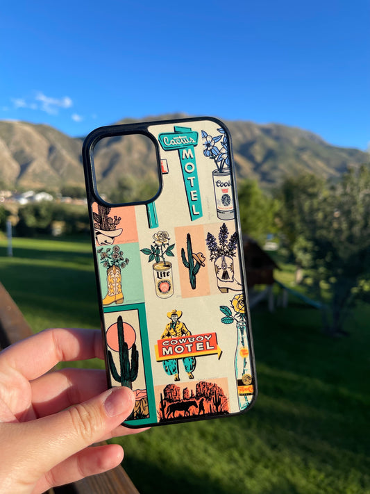 The Cowboy Motel Phone Case iPhone 12 Pro Max